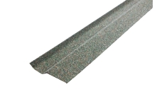 Планка примыкания внакладку Фартук S6 Grand Line c базальтовой крошкой зеленая 1,25м