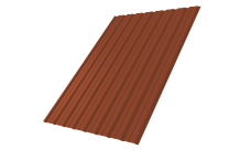 Профнастил С10B Grand Line 0,5 Satin Matt RAL 8004 терракота