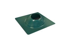 Проходной элемент MF CN угловой №5 (200-275мм) +240 силиконовый (металлический окрашенный фланец) зеленый