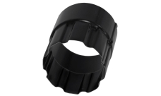 Соединитель трубы 100мм матовый RAL 9005