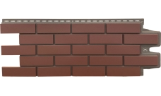Фасадная панель Grand Line Клинкерный кирпич Design Plus корица с темно-бежевым швом
