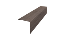 Планка завершающая 50х50 жалюзи Milan 0,45 Print Elite White Wood TwinColor (3м)