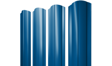 Штакетник Круглый фигурный 0,45 PE RAL 5005 сигнальный синий