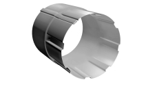 Соединитель трубы Grand Line ПУ 90мм RAL 9003 сигнальный белый