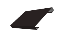 Ламель лицевая 150 забора жалюзи Texas 0,5 Drap TX RAL 9005 черный