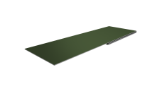 Планка финишная 48х25 0,5 Satin Matt TX RAL 6020 хромовая зелень (2м)