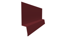 Планка начальная фальц 0,45 Drap RAL 3005 красное вино (2м)