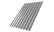 Профнастил С20A 0,45 Drap TX с пленкой RAL 7047 телегрей 4