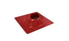 Проходной элемент MF CN угловой №5 (200-275мм) +240 силиконовый (металлический окрашенный фланец) красный
