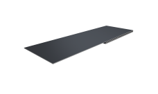 Планка финишная 48х25 0,45 Drap TX RAL 7024 мокрый асфальт (2м)