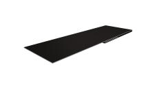 Планка финишная 48х25 0,5 Velur X RAL 9005 черный (2м)