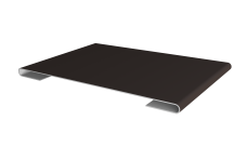 Планка стыковочная 0,5 PurLite Matt RR 32 темно-коричневый (2м)