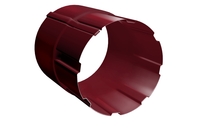 Соединитель трубы Grand Line PU 90 мм RAL 3005 красное вино