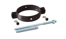 Хомут трубы на кирпич GL PU 90 мм RR 32 темно-коричневый