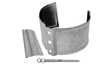 Кронштейн трубы на кирпич GL ZN 100 мм Zn цинк