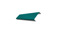 Ламель обратная 100 забора жалюзи Texas 0,45 PE RAL 5021 водная синь