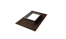 Оклад трубы Длина вдоль ската 300 х Ширина вдоль карниза 300 0,5 Satin Matt RAL 8017