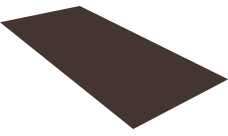 Плоский лист Grand Line 0,5 Atlas X RR 32 темно-коричневый