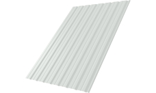 Профнастил С10R Grand Line 0,45 ПЭ двухсторонний RAL 9003 сигнальный белый