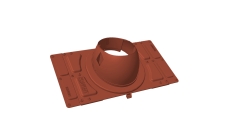 Элемент доборный к основанию Krovent Base-VT General красно-коричневый