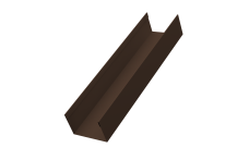 Стойка жалюзи Milan,Tokyo 0,45 PE-Double RAL 8017 шоколад (1,8м)