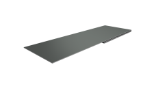 Планка финишная 48х25 Grand Line 0,45 PE с пленкой RAL 7005 мышино-серый (2м)