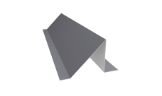 Планка снегозадержания 0,45 PE lite с пленкой RAL 7004 сигнальный серый (2м)