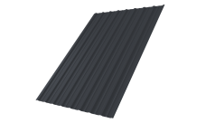 Профнастил С10A 0,5 Satin RAL 7024 мокрый асфальт