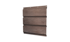 Софит металлический Grand Line центральная перфорация 0,45 Print Elite с пленкой White Wood TwinColor