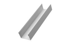 Стойка для забора жалюзи Milan,Tokyo Grand Line 0,45 PE-Double RAL 9003 сигнальный белый (1,8м)