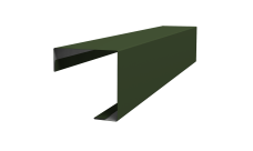 Угол внешний простой фальц Grand Line 0,5 Satin Matt TX RAL 6020 хромовая зелень (3м)