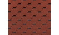 Черепица гибкая RoofShield Классик Стандарт кирпично-красный с оттенением