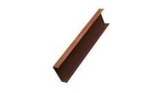 Декоративная накладка на столб универсальная 80х80 для забора жалюзи 0,45 Print Premium Rowan Wood Intense FTC (3м)