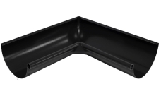 Угол желоба внутренний 90 гр 150 мм Мatt RAL 9005