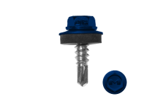 Саморез по металлу Daxmer 5,5х19 RAL 5002 (250) сверло №3