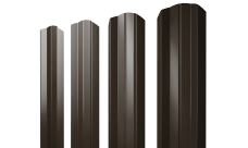 Штакетник М-образный A фигурный Grand Line 0,5 Satin Matt RR 32 темно-коричневый