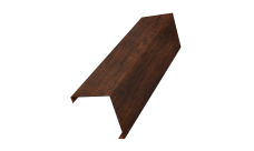 Декоративная накладка на столб универсальная угловая 60х60 для забора жалюзи 0,45 Print Premium Cherry Wood Dark FTC (2,5м)