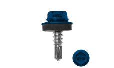 Саморез по металлу Daxmer 5,5х19 RAL 5005 (250) сверло №3