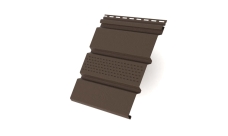 Софит Классика Grand Line частично перфорированный коричневый (3,0м)