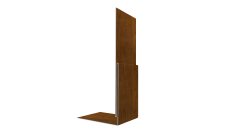 Планка приемная оконная 0,45 Print-Double Elite Golden Wood (2м)