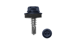 Саморез по металлу Daxmer 5,5х19 (250шт) сверло №3 RAL 5003