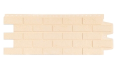Фасадная панель Grand Line Состаренный кирпич Classic бежевый