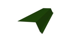 Планка капельник 100х55 Grand Line 0,45 PE с пленкой RAL 6002 лиственно-зеленый (3м)