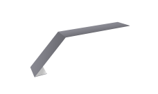 Планка карнизная для мягкой кровли 100х60 0,45 Drap RAL 7004 сигнальный серый (2м)