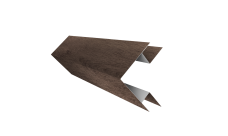 Планка угла внешнего сложного Экобрус Grand Line 0,45 Print Premium с пленкой Almond Wood Fresh (2м)