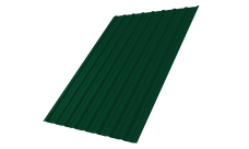 Профнастил С10A Grand Line 0,5 Satin RAL 6005 зеленый мох