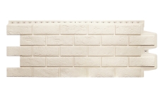 Фасадная панель Grand Line Состаренный кирпич Классика молочный