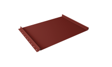 Кликфальц Grand Line 0,45 PE с пленкой на замках RAL 3009 оксидно-красный