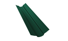 Планка ендовы верхней фигурной 70х70 Grand Line 0,45 Drap RAL 6005 зеленый мох (2м)