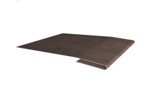 Планка начальная 0,45 Print Elite White Wood TwinColor (2м)